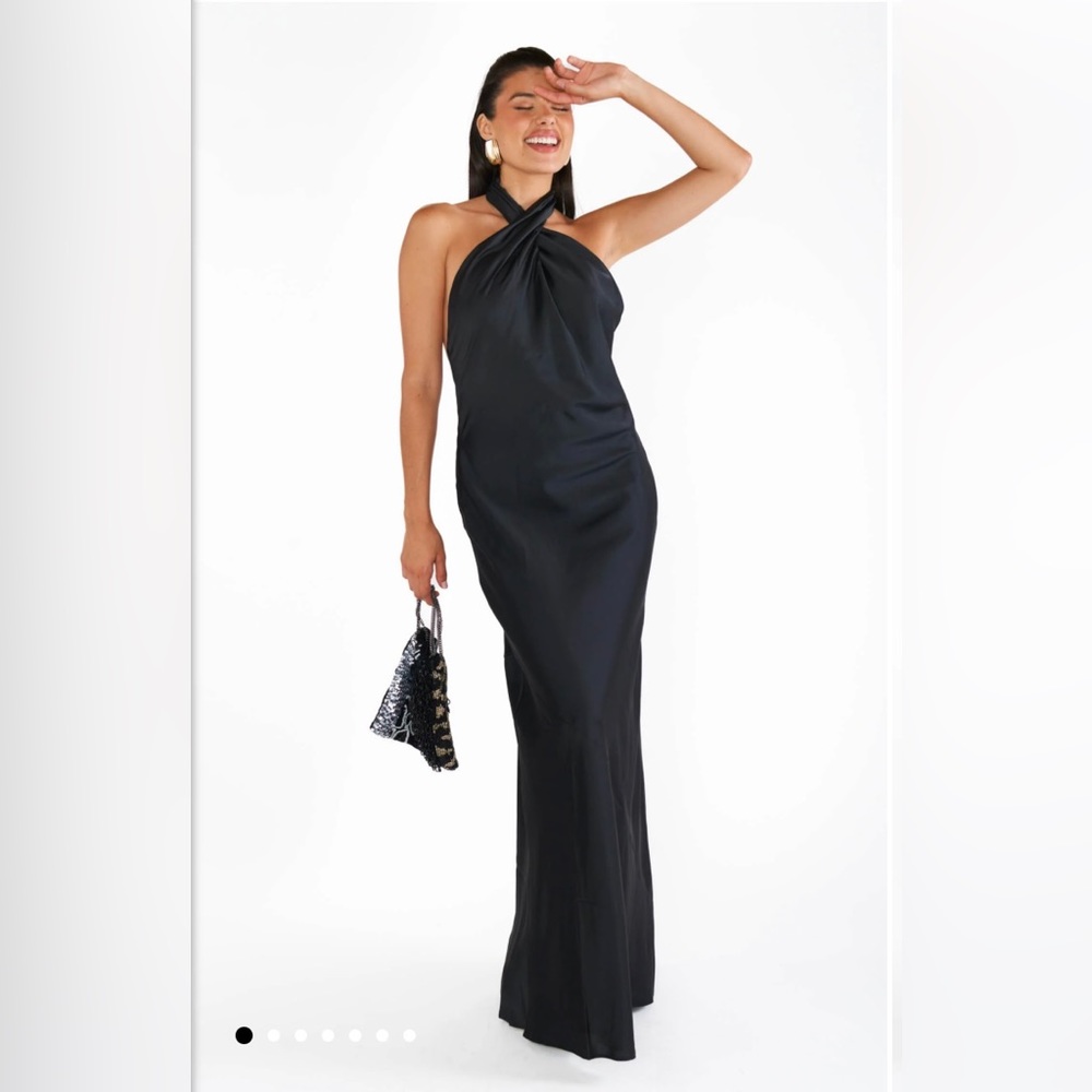 Show Me Your MuMu Jasmine Halter Maxi Dress